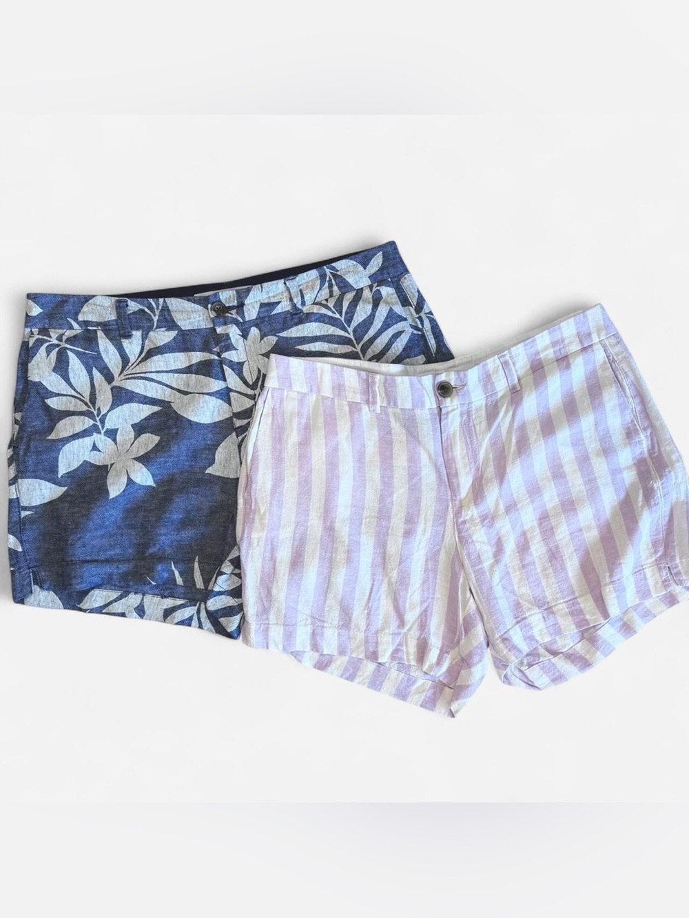 Old Navy Everyday Linen Blend Shorts Bundle Size 12 (2 Pairs)
